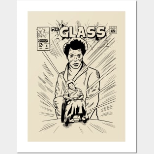 Mr. Glass Comic B/W Posters and Art